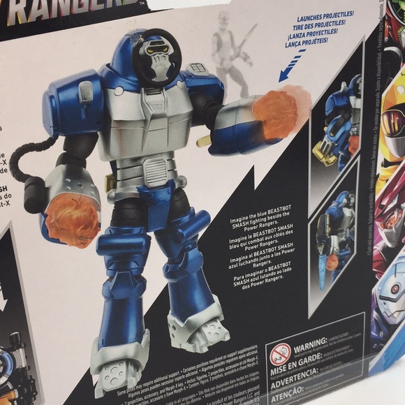 Power Rangers Beast Morphers Smash Beastbot Action Figure New in Package - Picture 9 of 11